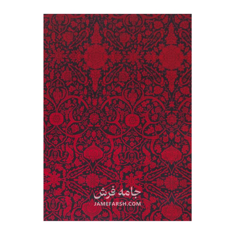 فرش مشهد بلوچی کد 871346، 700 شانه، رنگ سرمه‌ای – تصویر 7