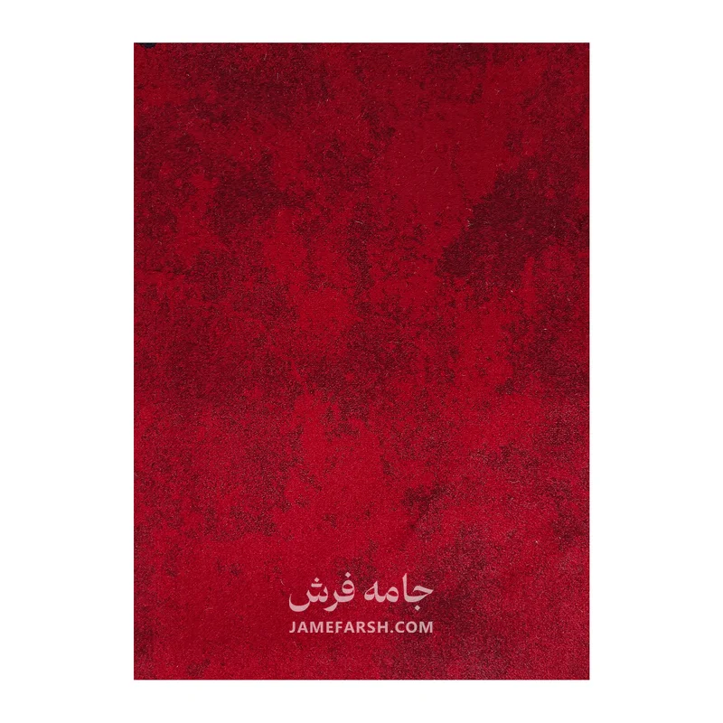 فرش مشهد لچک ترنج کد 871312، 700 شانه، رنگ لاکی – تصویر 6