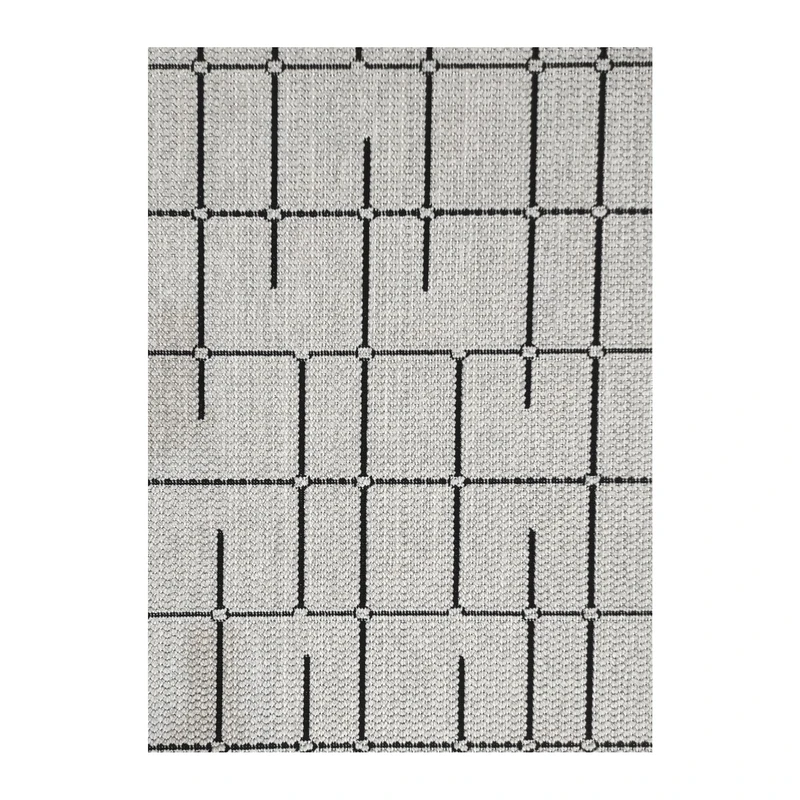 فرش نقش کهن طرح مدرن کد 2470، 320 شانه، رنگ طوسی – تصویر 3