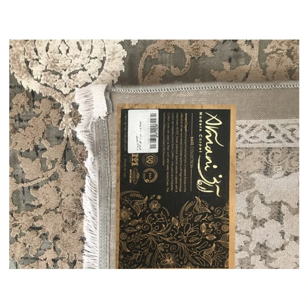 فرش آرمانی طرح مدرن کد 7110، 700 شانه، رنگ طوسی – تصویر 7