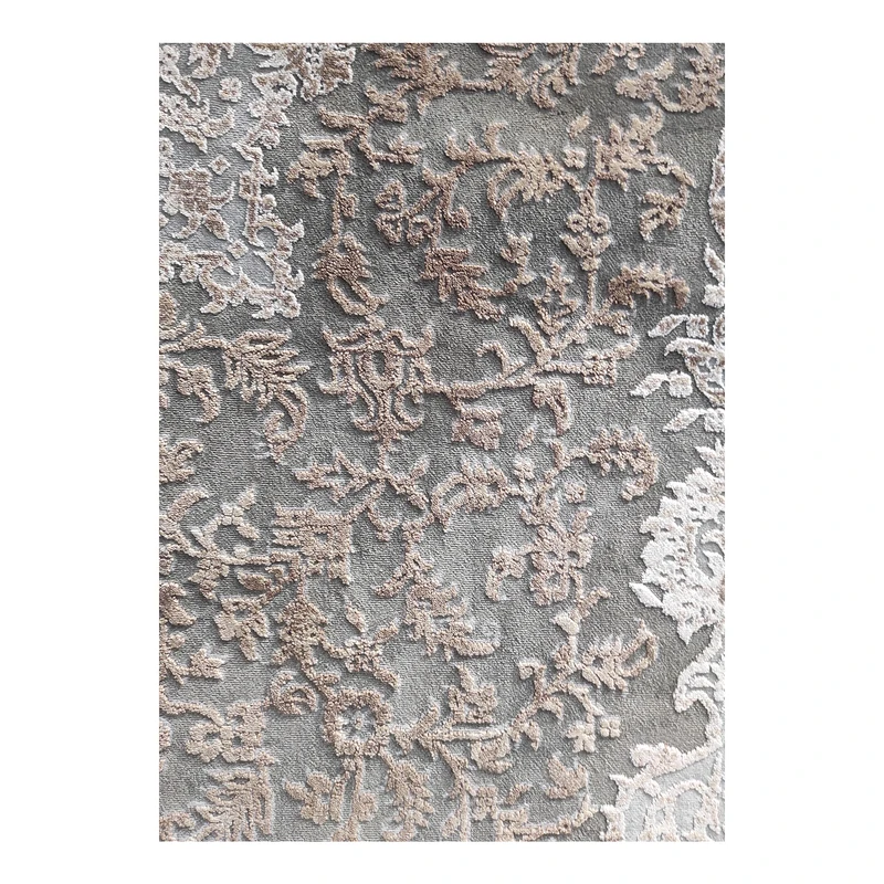 فرش آرمانی طرح مدرن کد 7141، 700 شانه، رنگ طوسی – تصویر 6