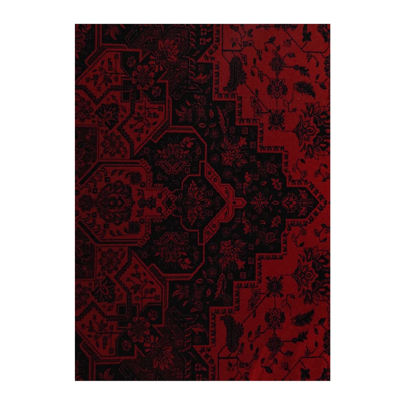 فرش آرمانی فرح بلوچی کد 1257، 1200 شانه، رنگ لاکی – تصویر 5