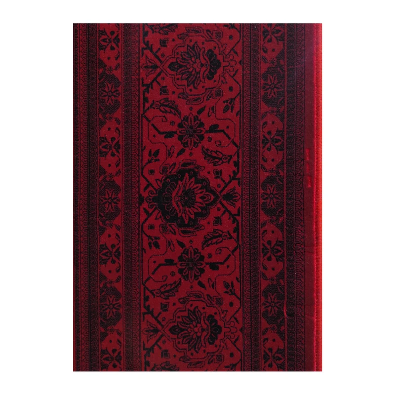 فرش آرمانی فرح بلوچی کد 1257، 1200 شانه، رنگ لاکی – تصویر 10