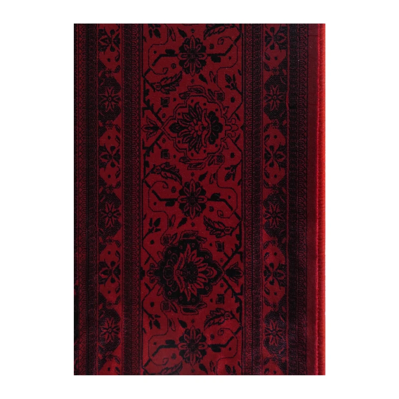 فرش آرمانی فرح بلوچی کد 1257، 1200 شانه، رنگ لاکی – تصویر 11