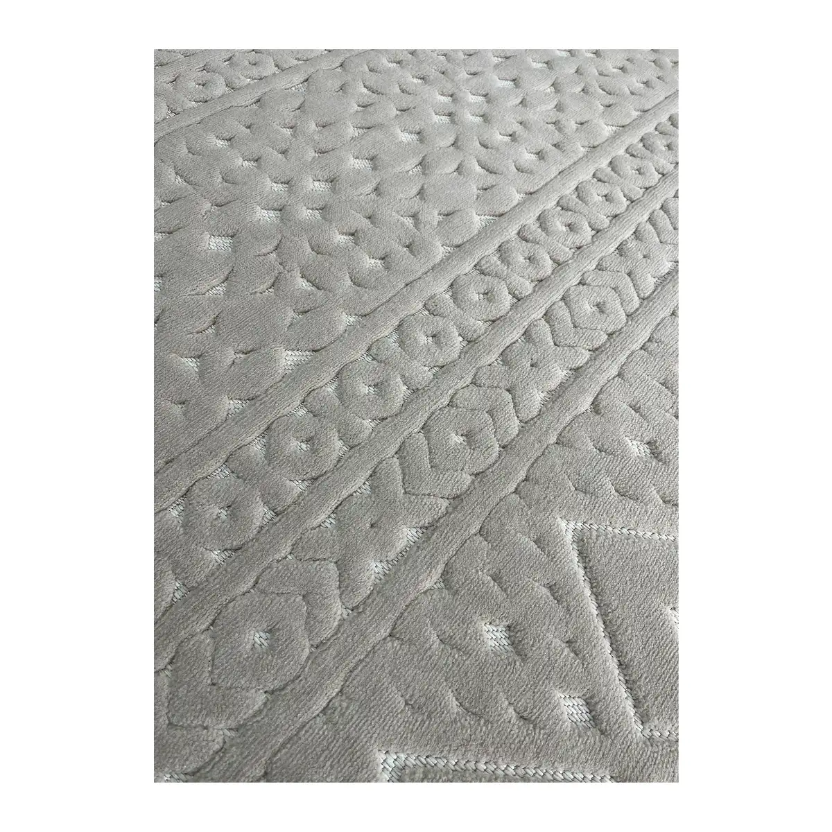 فرش آرمانی دلوکس طرح مدرن کد 5106، 420 شانه، رنگ موکا – تصویر 4