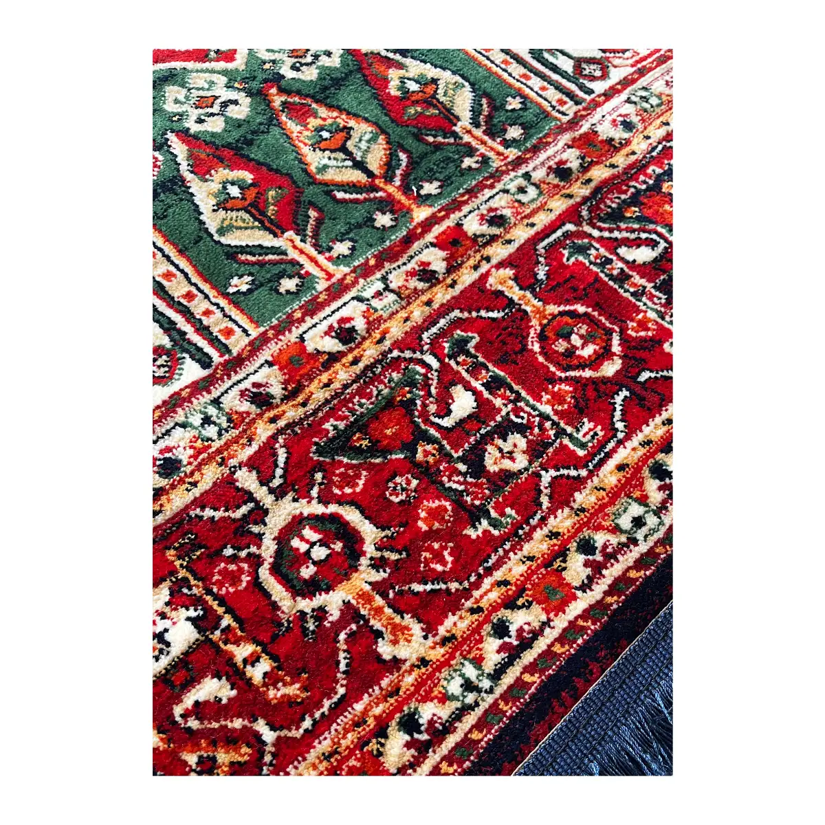 فرش نقش کهن هرمس بلوچی کد 6656، 500 شانه، رنگ گندمی – تصویر 8
