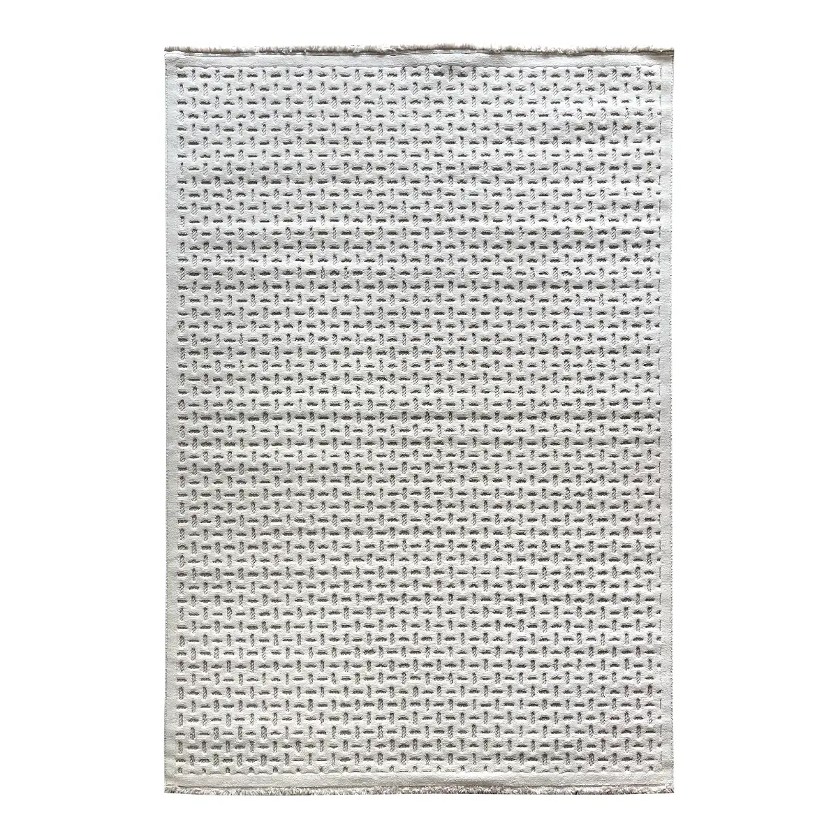 فرش آرمانی دلوکس طرح مدرن کد 5165، 420 شانه، رنگ کرم – تصویر 2