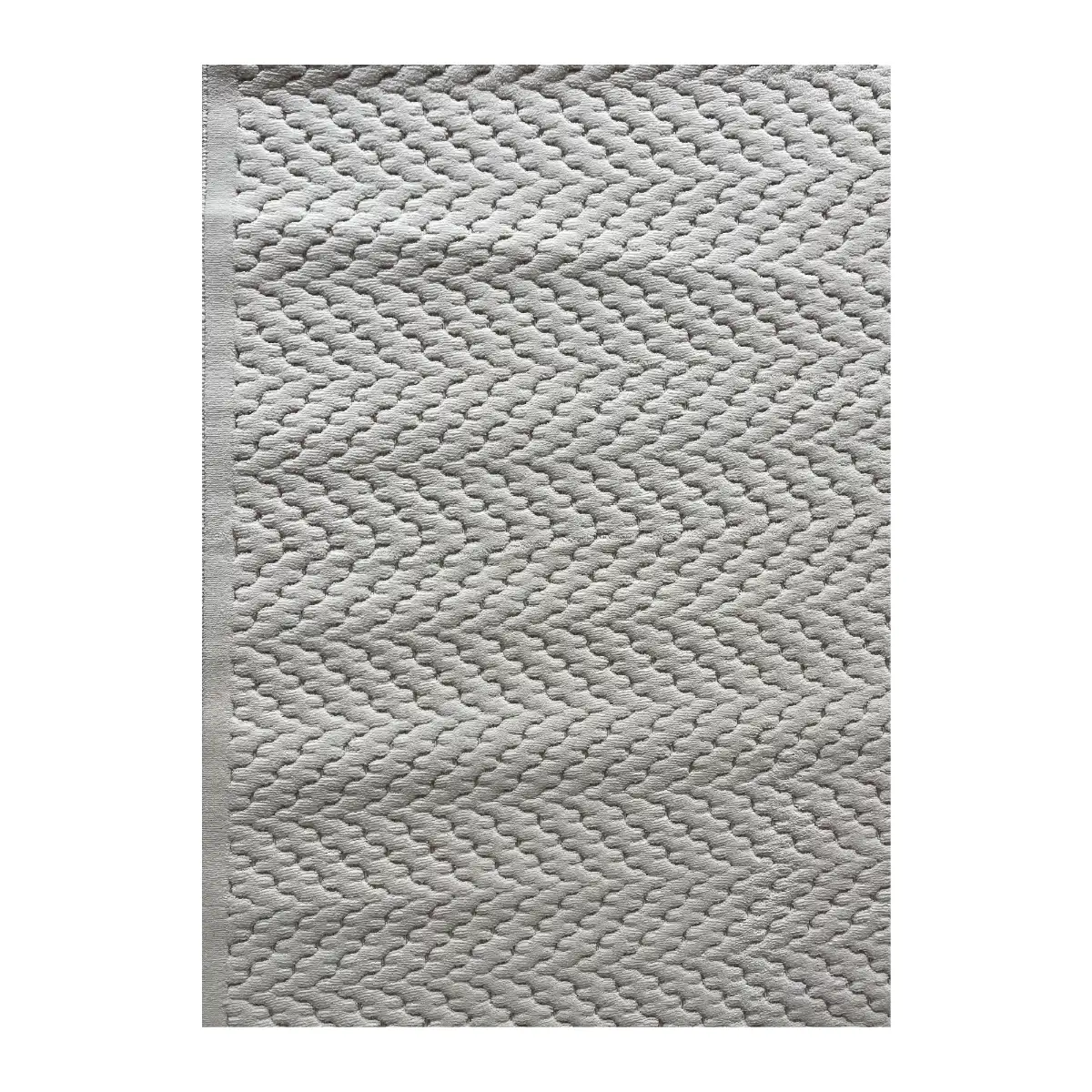 فرش آرمانی دلوکس طرح مدرن کد 5166، 420 شانه، رنگ کرم – تصویر 6