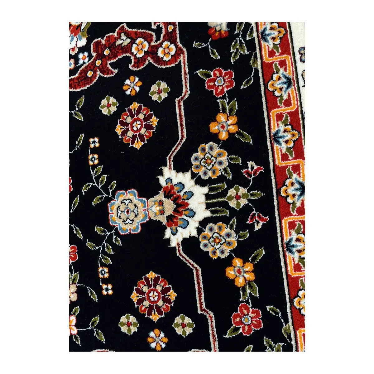 فرش مشهد سلطان‌آباد کد 873014، 700 شانه، رنگ سرمه‌ای – تصویر 5
