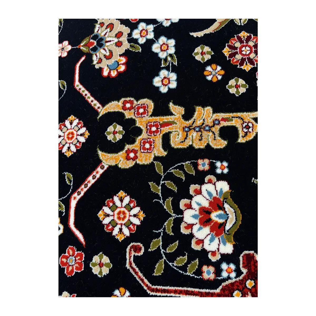 فرش مشهد سلطان‌آباد کد 873014، 700 شانه، رنگ سرمه‌ای – تصویر 8