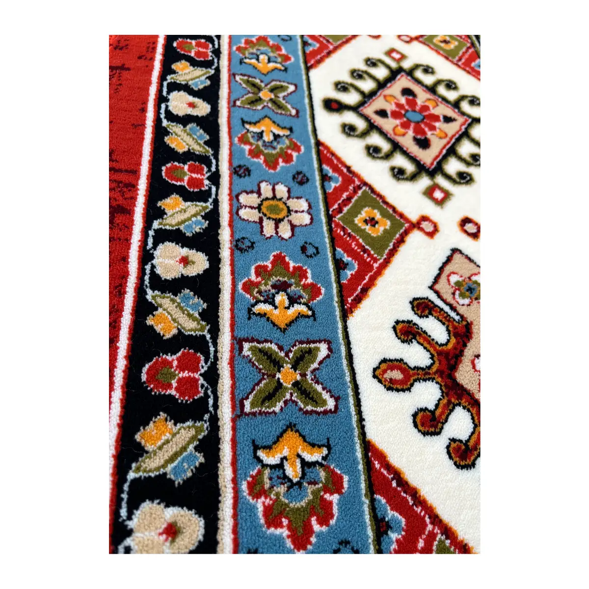 فرش مشهد سلطان‌آباد کد 873023، 700 شانه، رنگ لاکی – تصویر 13