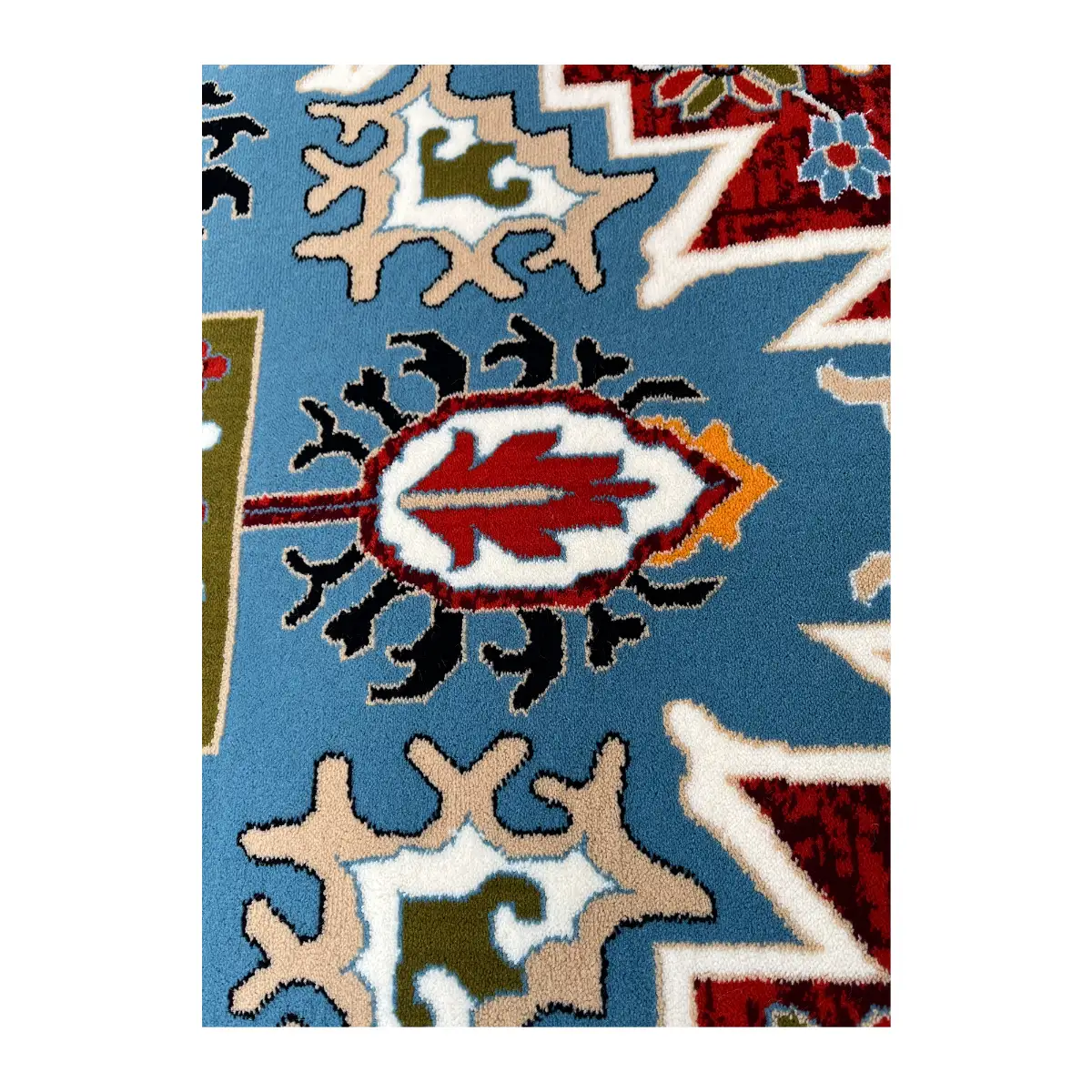 فرش مشهد سلطان‌آباد کد 873023، 700 شانه، رنگ لاکی – تصویر 9
