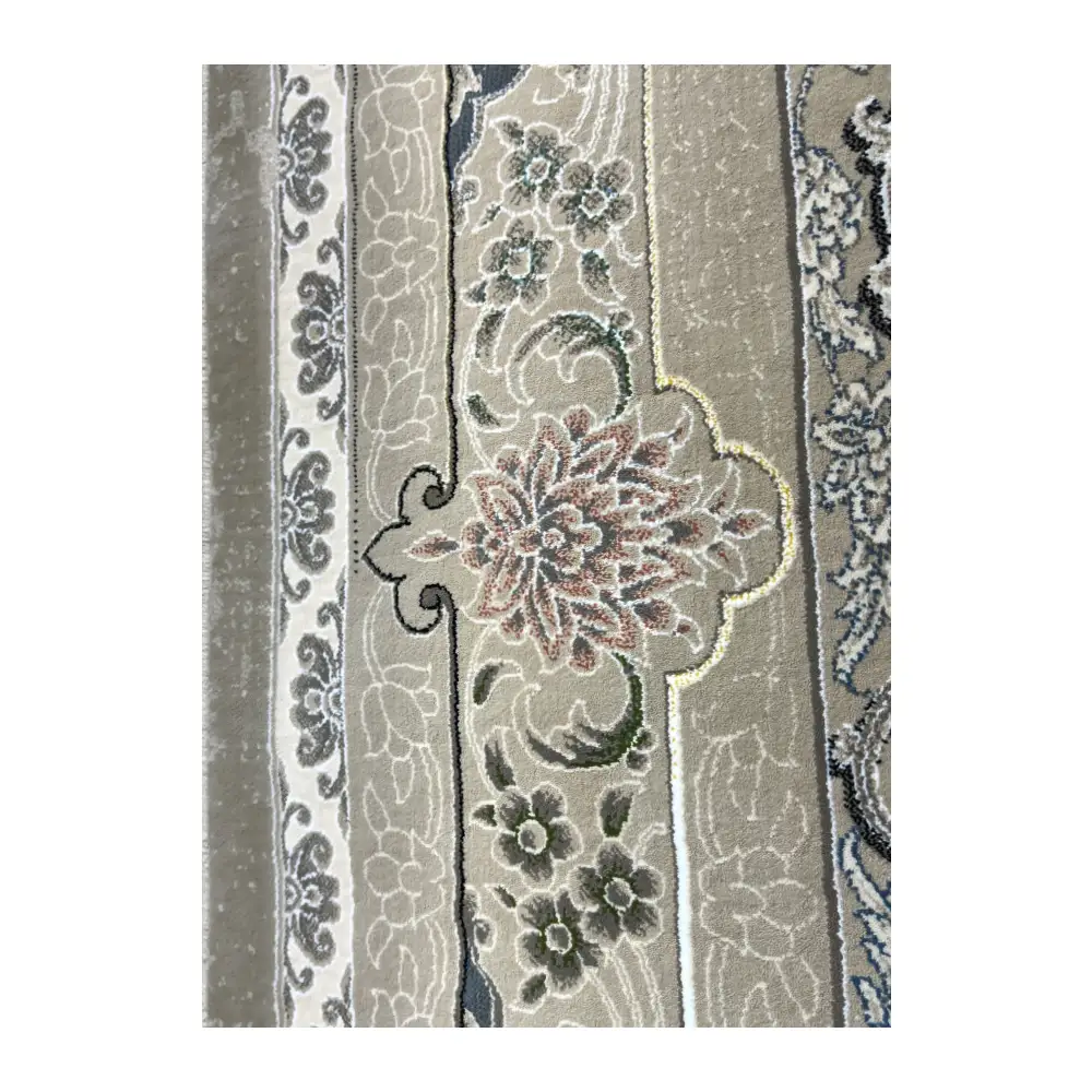 فرش مشهد وینتیج (کهنه‌نما) کد 815603، 1500 شانه، رنگ بژ – تصویر 23