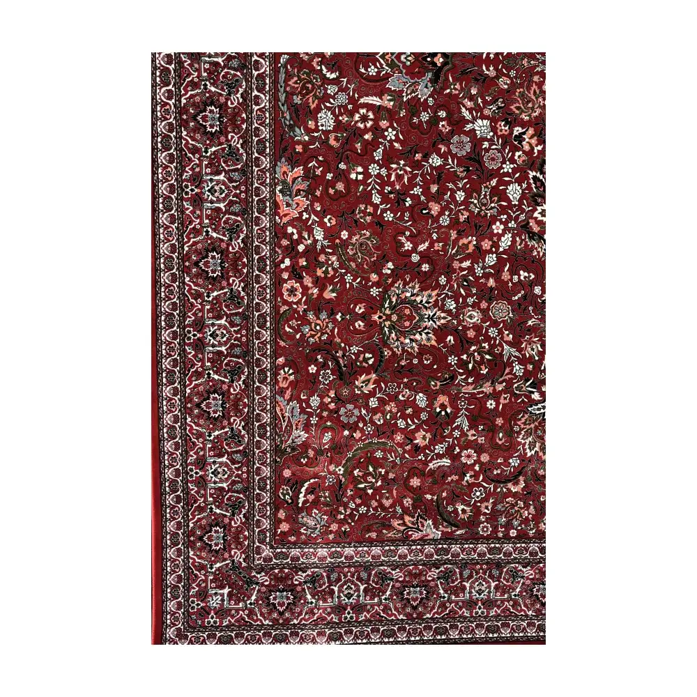 فرش آرمانی فرح افشان کد 1276، 1200 شانه، رنگ لاکی – تصویر 20