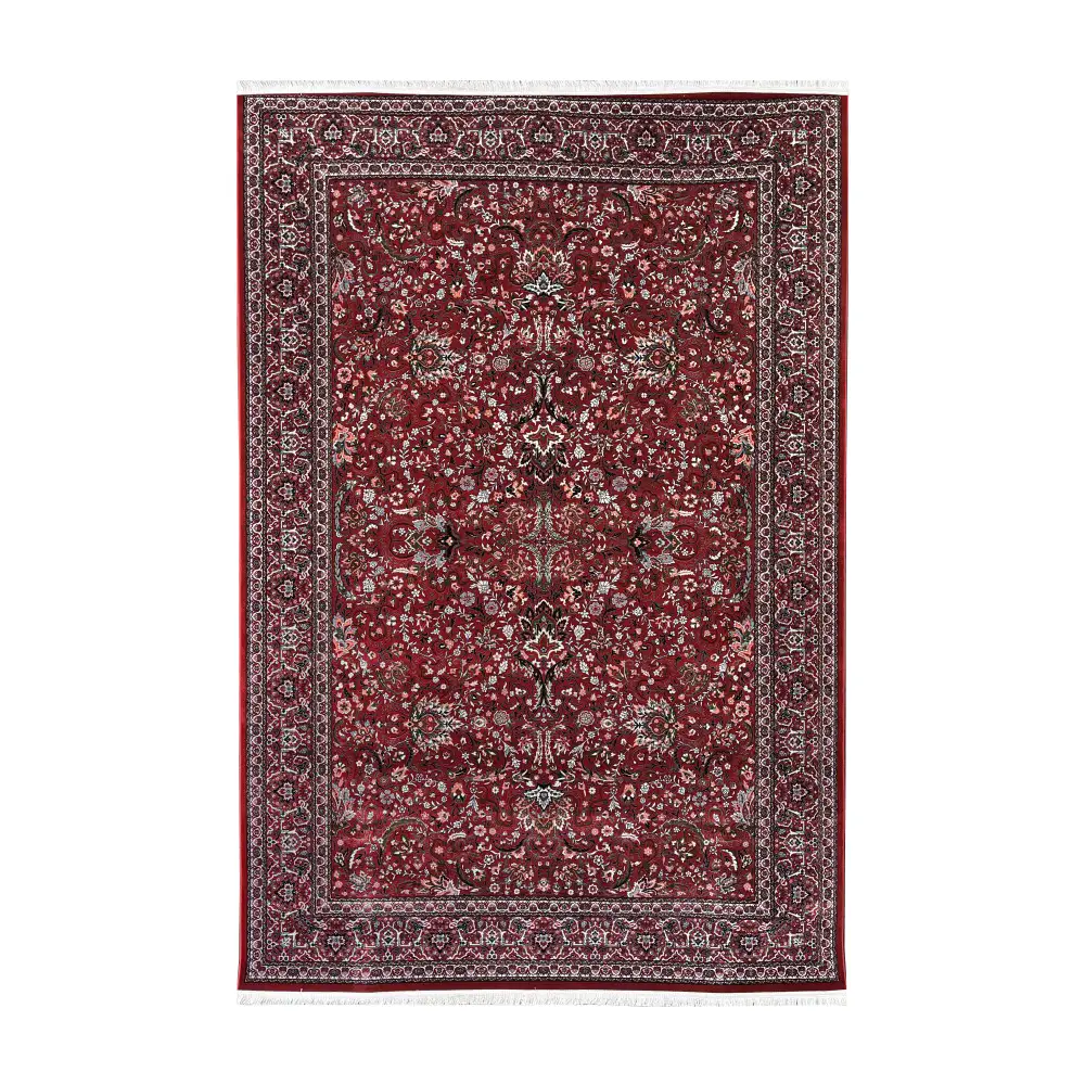 فرش آرمانی فرح افشان کد 1276، 1200 شانه، رنگ لاکی – تصویر 2