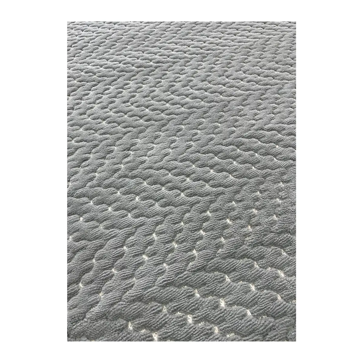 فرش آرمانی دلوکس طرح مدرن کد 5166، 420 شانه، رنگ دودی – تصویر 5