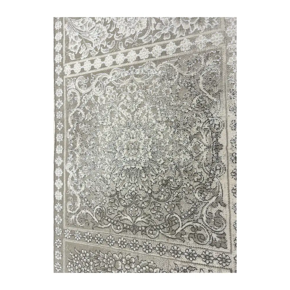 فرش مشهد وینتیج (کهنه‌نما) کد 815603، 1500 شانه، رنگ بژ – تصویر 15