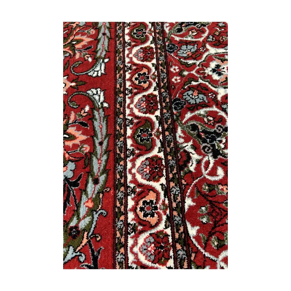 فرش آرمانی فرح افشان کد 1276، 1200 شانه، رنگ لاکی – تصویر 14