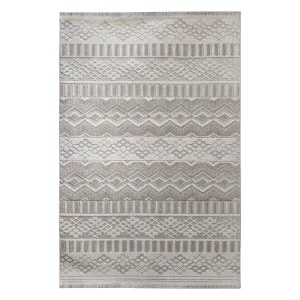فرش نقش کهن طرح مدرن کد 2334 320 شانه تراکم 440 رنگ کرم - جامه فرش