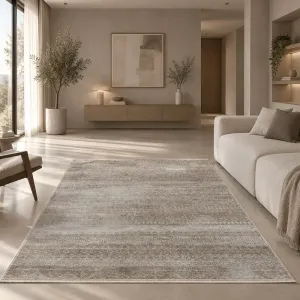 فرش آرمانی دوونا طرح مدرن کد 5615 420 شانه تراکم 850 رنگ کرم - جامه فرش
