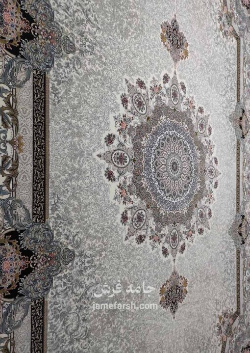 فرش 1200 شانه کرم مشهد کد 802081 تصویر 3