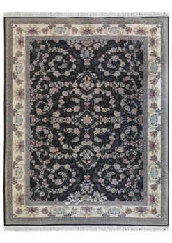 فرش 700 شانه سرمه ای مشهد کد 722367 تصویر 1