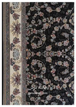 فرش 700 شانه سرمه ای مشهد کد 722367 تصویر 3