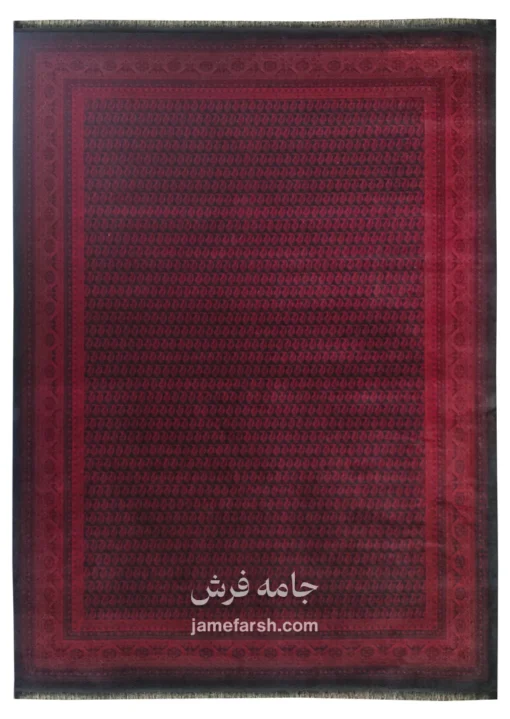 فرش 700 شانه سرمه ای مشهد کد 871338 تصویر 1