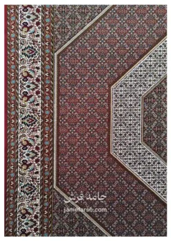 فرش 700 شانه لاکی مشهد کد 702380 تصویر 4