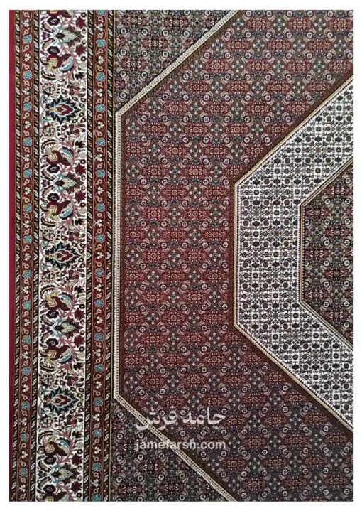 فرش 700 شانه لاکی مشهد کد 702380 تصویر 4