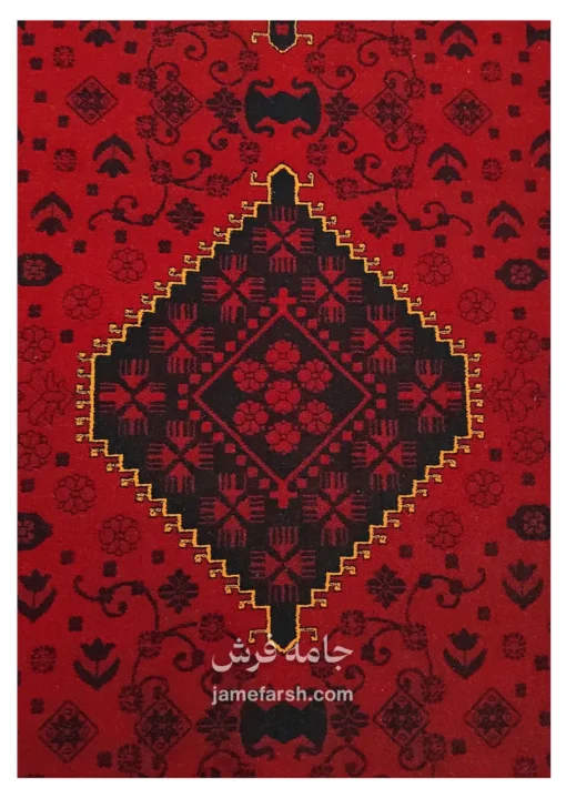 فرش 700 شانه لاکی مشهد کد 871340 تصویر 3