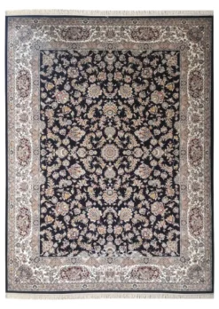 فرش 700 شانه سرمه ای مشهد کد 872149 تصویر 1