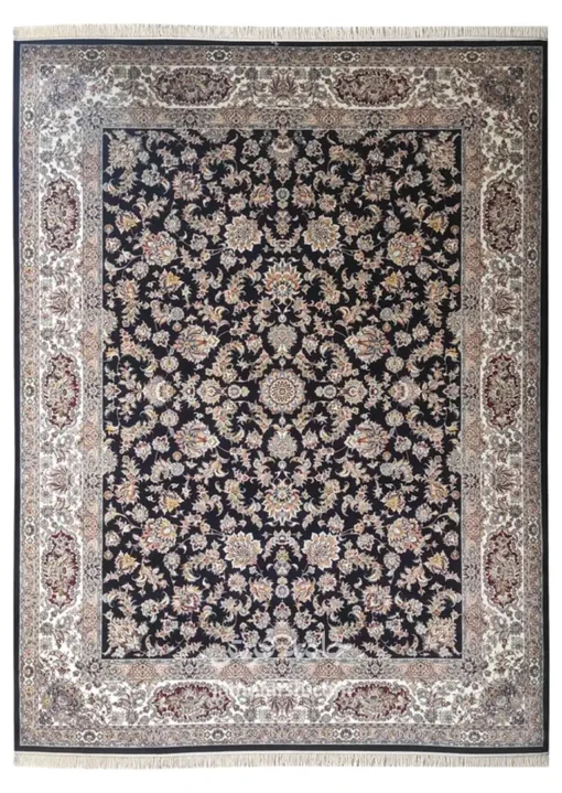فرش 700 شانه سرمه ای مشهد کد 872149 تصویر 1
