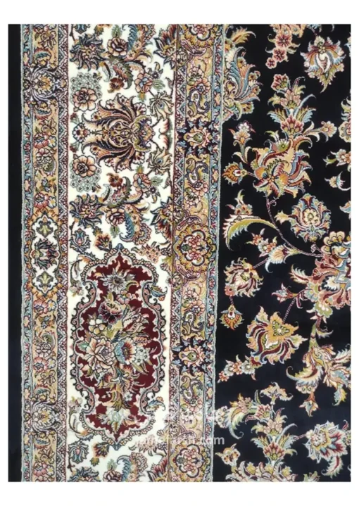 فرش 700 شانه سرمه ای مشهد کد 872149 تصویر 3