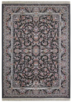 فرش 1500 شانه مشکی مشهد کد 815052 تصویر 1