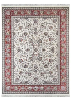 فرش 1500 شانه کرم مشهد کد 815084 تصویر 1