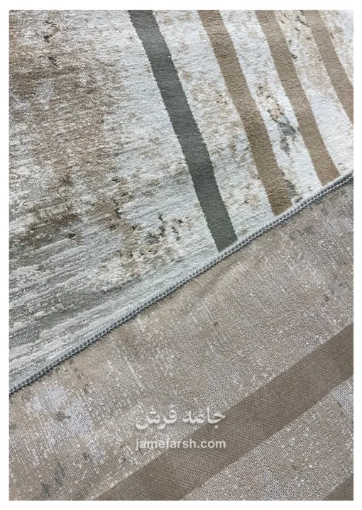 فرش 700 شانه آرمانی طرح پتینه مدرن کد 7123 تصویر 3