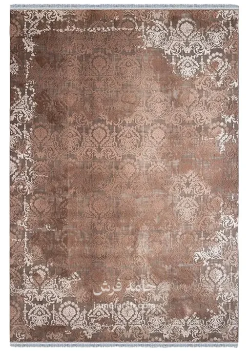 فرش 700 شانه طوسی آرمانی کد 7110 تصویر 1