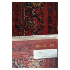 فرش آرمانی بلوچی کد 1217 - رنگ لاکی - عکس شماره 10