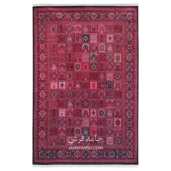 فرش آرمانی بلوچی کد 1253 - رنگ لاکی - عکس شماره 1