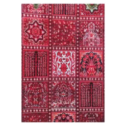 فرش آرمانی بلوچی کد 1253 - رنگ لاکی - عکس شماره 4