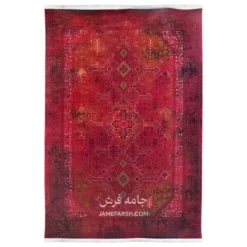 فرش آرمانی بلوچی کد 1267 - رنگ لاکی - عکس شماره 1