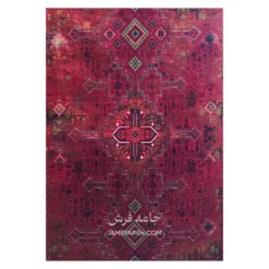 فرش آرمانی بلوچی کد 1267 - رنگ لاکی - عکس شماره 2