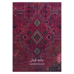 فرش آرمانی بلوچی کد 1267 - رنگ لاکی - عکس شماره 6