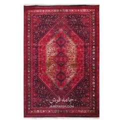 فرش آرمانی بلوچی کد 1274 - رنگ لاکی - عکس شماره 1