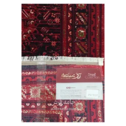 فرش آرمانی بلوچی کد 1274 - رنگ لاکی - عکس شماره 4