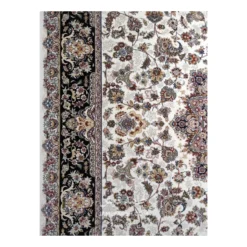 فرش مشهد دستباف گونه کد 722636 - رنگ کرم - عکس شماره 11