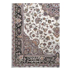 فرش مشهد دستباف گونه کد 722636 - رنگ کرم - عکس شماره 12