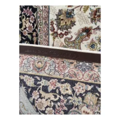 فرش مشهد دستباف گونه کد 722636 - رنگ کرم - عکس شماره 13