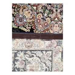 فرش مشهد دستباف گونه کد 722636 - رنگ سرمه ای - عکس شماره 12